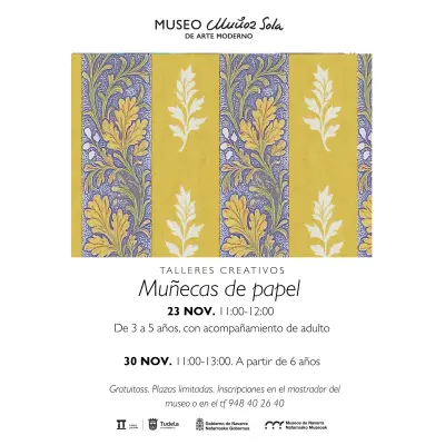 Taller creativo “Muñecas de papel”