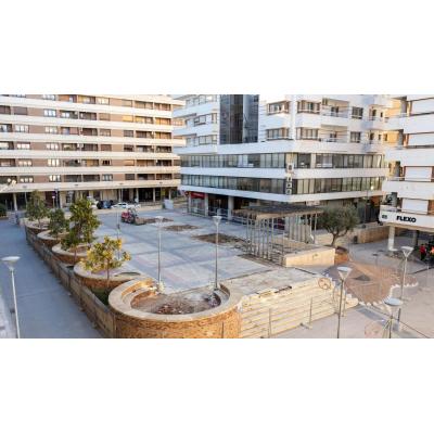 Comienza la reforma de la plaza Sancho VII El Fuerte de Tudela