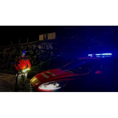 Herido grave tras salirse de la vía y que ardiera su coche en Obanos