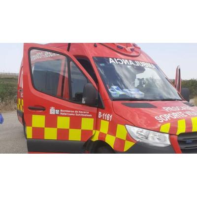 Herido un varón de 21 años en un accidente laboral en una empresa de materiales de construcción en Elizondo
