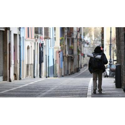 Denuncian que entre 150 y 200 personas han dormido con frío extremo en la calle en Pamplona