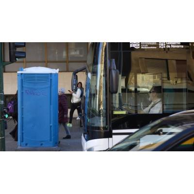 8 en Pamplona y 8 en la Comarca: los aseos de los chóferes de la villavesa tienen ya ubicación