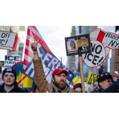 Movilizaciones contra el ICE y la política migratoria de Trump en EEUU