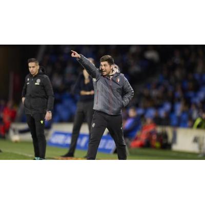 Alessio Lisci, disconforme con la labor arbitral en la eliminación de Copa del Rey de Osasuna