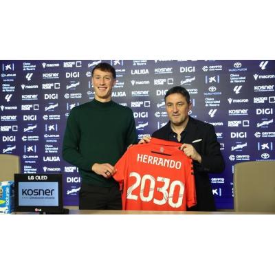 Jorge Herrando: "La culminación del sueño sería lograr ser capitán de Osasuna"