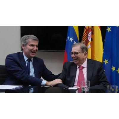 Feijóo se reúne con Edmundo González y apuesta por la "caída inmediata y completa del chavismo" en Venezuela