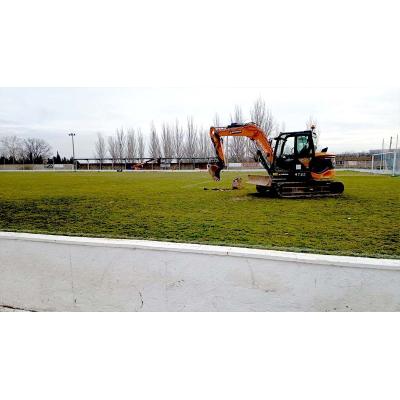 Ablitas inicia la reconversión de su campo de fútbol a césped artificial