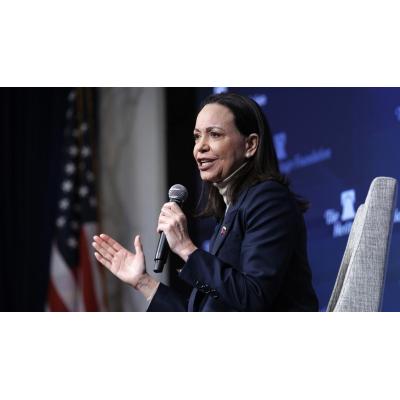 María Corina Machado defiende "desmantelar la estructura de terror" en Venezuela antes de celebrar elecciones