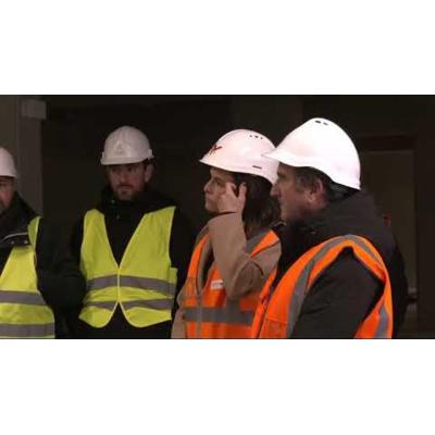 Visita a la nueva promoción de vivienda pública asequible en la avenida Mugartea