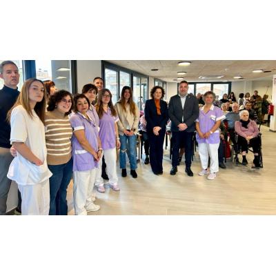 Un nuevo espacio polivalente cambia el día a día del centro de día de un pueblo de Navarra
