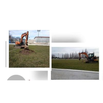 Ablitas inicia la transformación de su campo de fútbol municipal en césped artificial