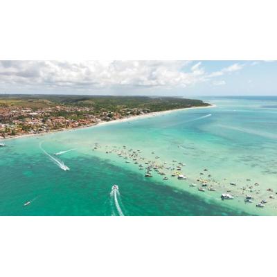 El 'Camino de Moisés', el sendero de arena para caminar entre las aguas del Atlántico