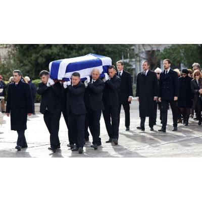 La familia real española, en Atenas para el funeral de Irene de Grecia