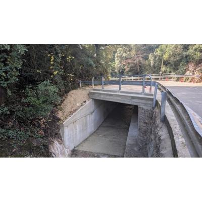 Cohesión Territorial culmina las ampliaciones del puente sobre el río Galbarra y la calzada de la carretera local NA-7240