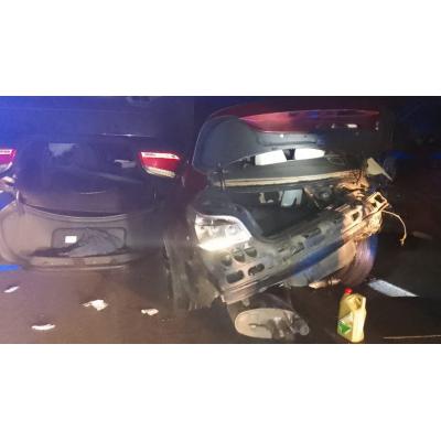 Grave accidente múltiple en la Comarca de Pamplona: cuatro heridos tras chocar de madrugada en la A-15