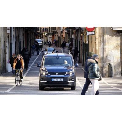 La nueva Zona de Bajas Emisiones reduce ya un 7,5% el tráfico en el Casco Antiguo de Pamplona