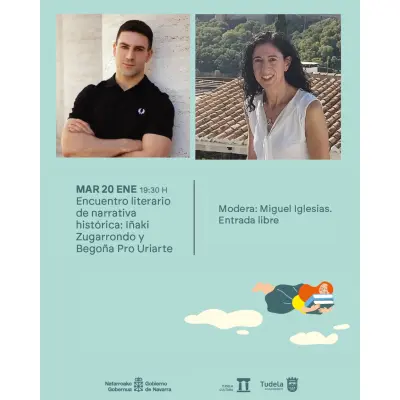 Encuentro literario con Iñaki Zugarrondo y Begoña Pro