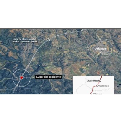 Secuencia del accidente ferroviario: así fue el descarrilamiento en Adamuz
