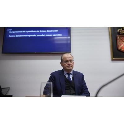 Justo Vicente Pelegrini comparece en la comisión sobre las obras de Belate