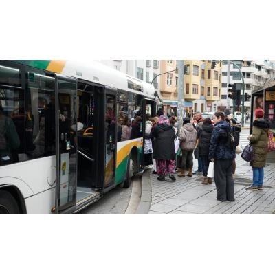 Las villavesas registraron el año pasado cerca de 46 millones de viajeros en la Comarca de Pamplona
