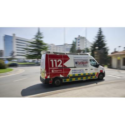 Trasladado al hospital un conductor herido en un accidente de tráfico en la Ribera de Navarra
