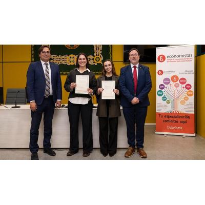 Dos egresadas de la UPNA ganan el VIII Premio del Colegio de Economistas de Navarra por sus trabajos de fin de grado
