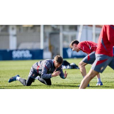 Torró y Rubén García, menor carga de trabajo con Osasuna