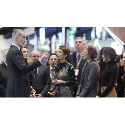 Navarra se exhibe en Fitur y Chivite invita a los reyes a vivir el eclipse y el Año Jacobeo