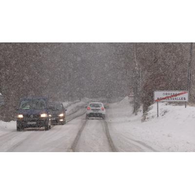 La borrasca Ingrid se deja caer en Navarra: la cota de nieve se desplomará hasta los 400 metros este fin de semana