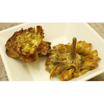 Menú fin de semana: alcachofas a la romana, pinsa de calabaza y pudin de manzana