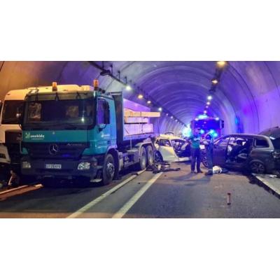 Imputado un camionero por la muerte de un vecino de Pamplona dentro de un túnel de la N-121-A