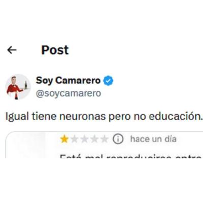 La indecente reseña en contra de un bar por no tener sitio para desayunar
