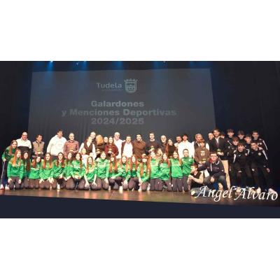 Tudela rinde homenaje a 16 referentes del deporte local de 2025