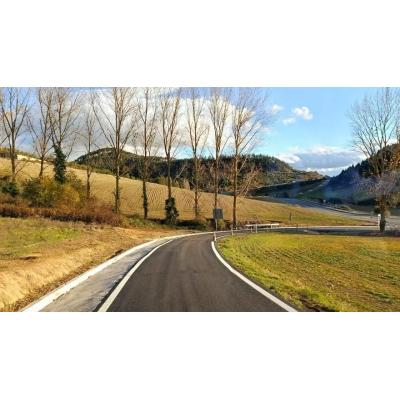 Finalizadas las obras de ampliación y mejora de la carretera NA-2315 en Ardanaz de Egüés