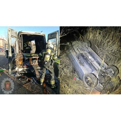 Dos fallecidos y varios accidentes en Tudela durante el fin de semana
