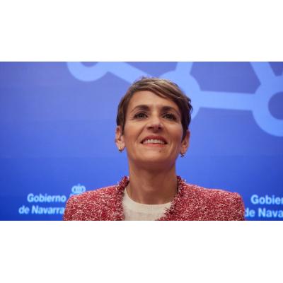 Chivite anuncia que colocará a Navarra "a la cabeza", pero no menciona los casos de crisis en su industria
