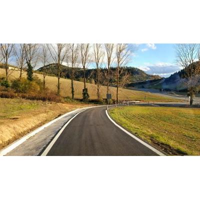 Navarra amplía una carretera local con una inversión de 133.000 euros para mejorar sus seguridad