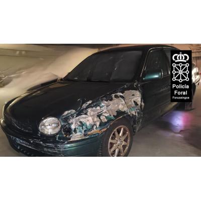 A prisión tras ir con el coche a comisarías de Policía Foral y Policía Municipal, huir a 150 km/ por Pío XII y embestir un coche camuflado
