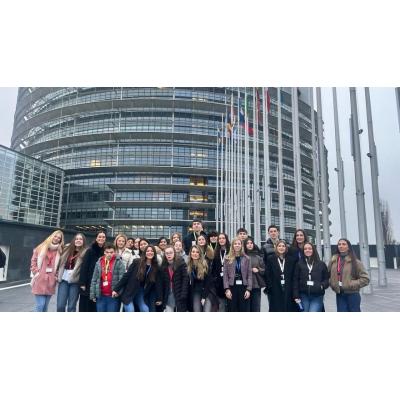 El Colegio FEC Vedruna participa en Euroscola y vive una jornada parlamentaria en Estrasburgo