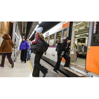 Renfe asegura que el servicio de Rodalies se presta hoy "con una razonable normalidad"