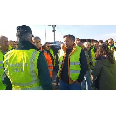 Agricultores navarros, con unos 75 tractores, protestarán este miércoles en la N-232, en Castejón y Ribaforada