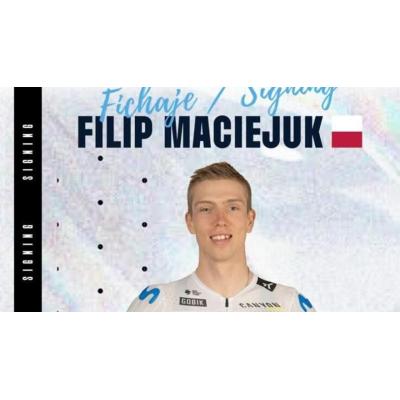 El Movistar Team ficha al polaco Filip Maciejuk para la temporada 2026