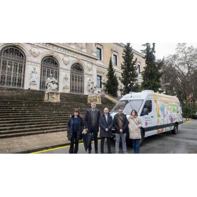El Bibliobús de Estella hace parada en Madrid