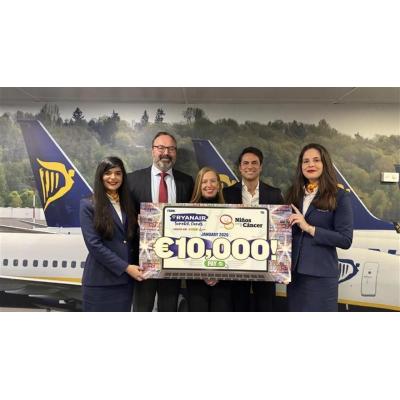 El proyecto navarro Niños contra el Cáncer recibe 10.000 euros de Ryanair por segundo año consecutivo