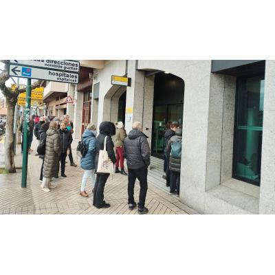 Pensionistas navarros que han cobrado más de lo esperado saturan la oficina de la Seguridad Social