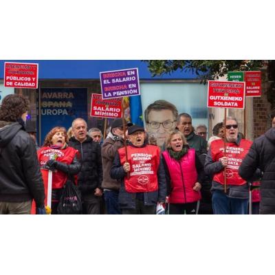 Los pensionistas culpan a UPN y el PP de quedarse sin subida