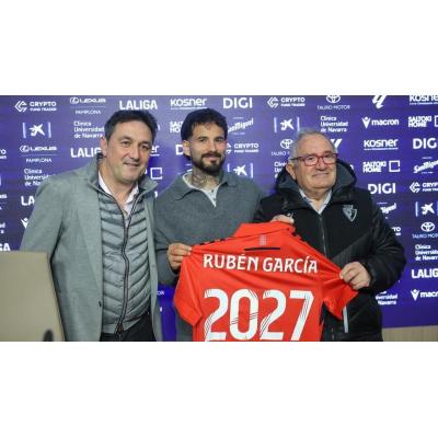 Rubén García: "Mi amor con Osasuna es mutuo y súper natural"