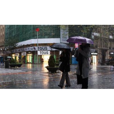 Una masa polar que entrará por el norte dejará el viernes precipitaciones y fuerte viento