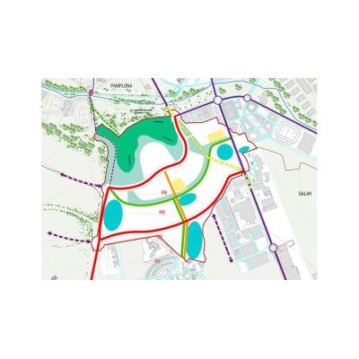El diseño del nuevo barrio de Donapea de Pamplona para 5.000 viviendas ultima sus trámites