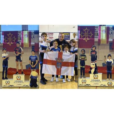 El Patinaje Velocidad Tudela logra plata y bronce en Francia